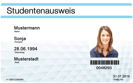 Falscher Ausweis Österreich - Studentenausweis erstellen
